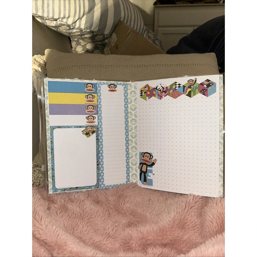 Paul Frank Notepad & Memo‎ Pads • New 100 Sticky Flags 3 Memo Pads 100 Sheets